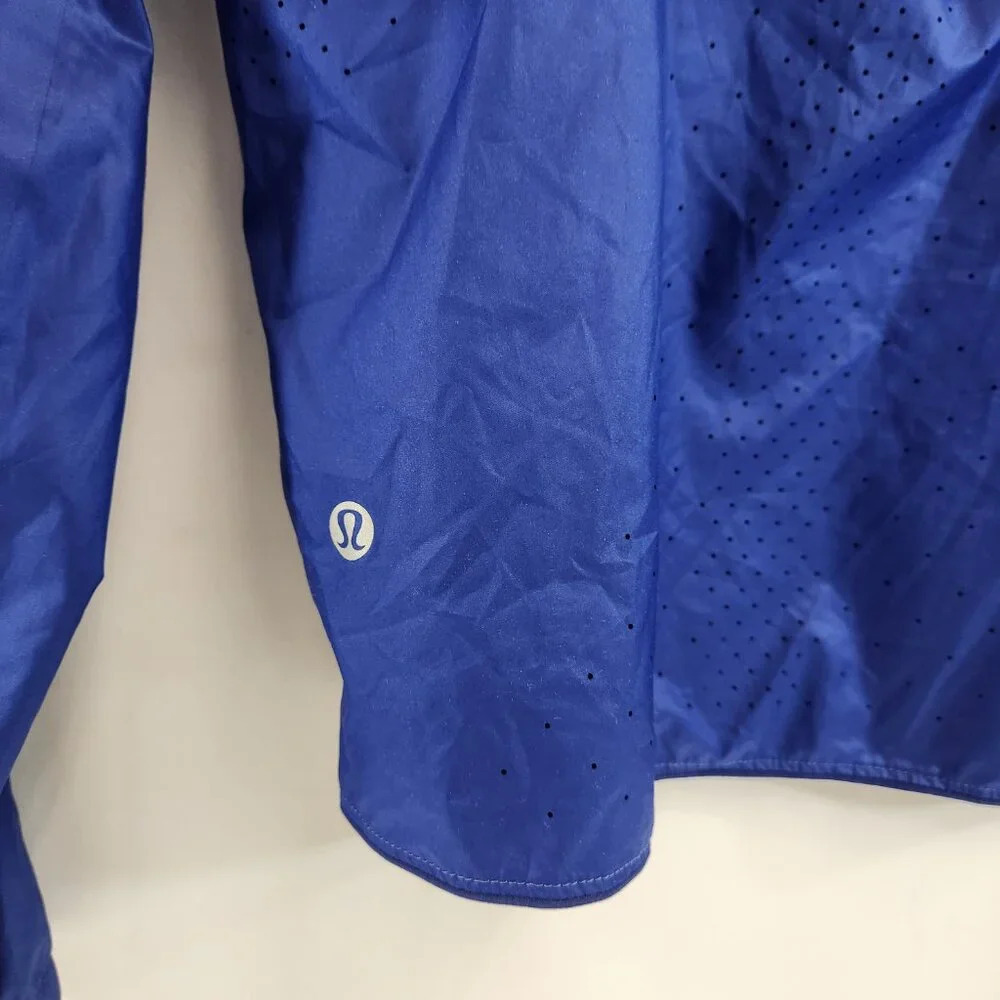 Lululemon Deep Inhale Jacket Size 6 Tanzanite Blue - Picture 7 of 9
